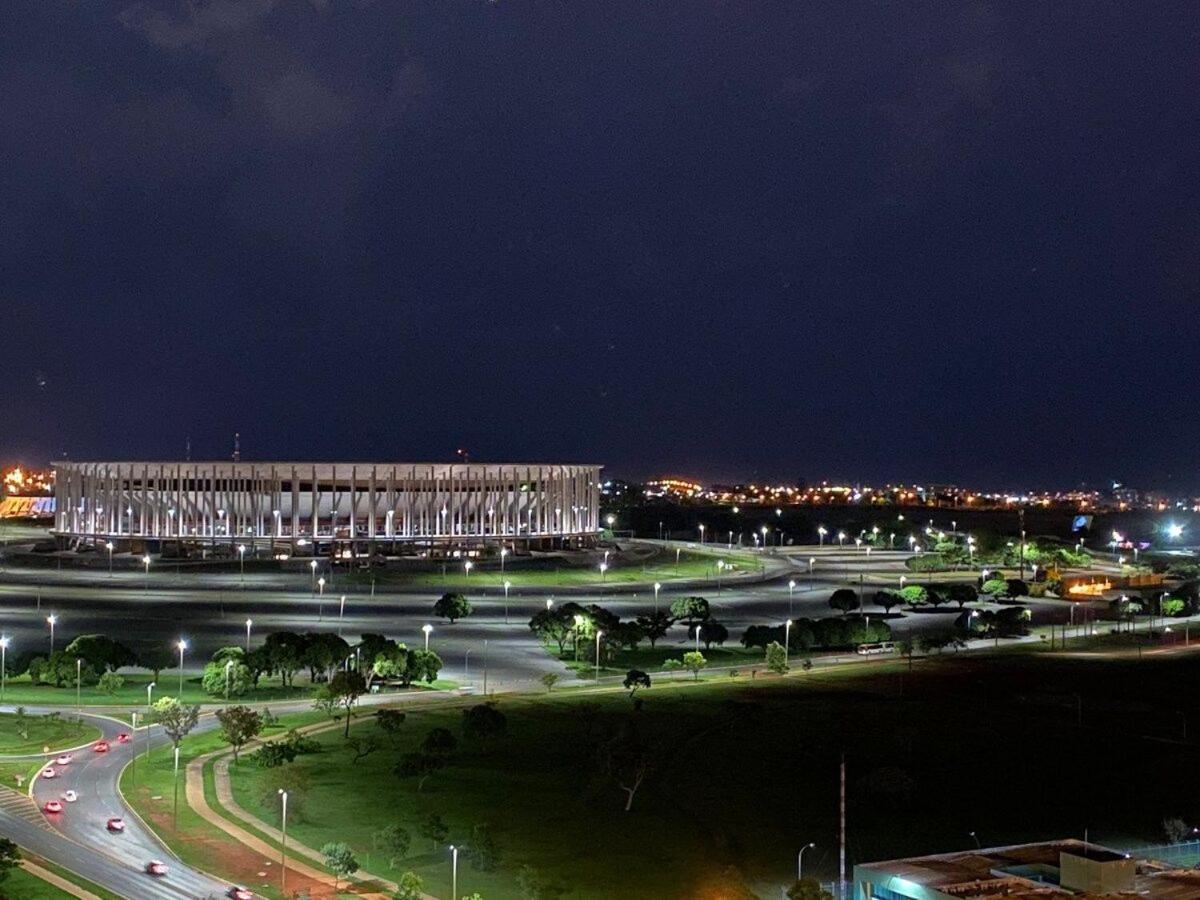 Flat Encantador No 11º Com Vista Pra Torre De Tv Brasilia Esterno foto